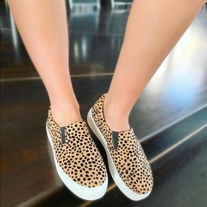 Leopard Print Slip-Ons